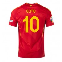 Spanien Dani Olmo #10 Hemmatröja EM 2024 Kortärmad